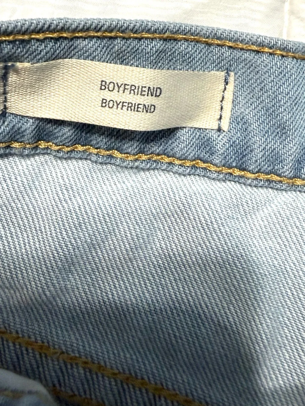 Universal Thread Light Blue Distressed Boyfriend Jeans